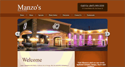 Desktop Screenshot of manzosbanquets.com